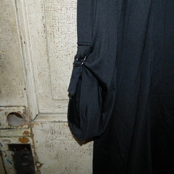 Robert Louis Open Front Cadigan Black Size XL (TT-8) - Picture 2 of 4